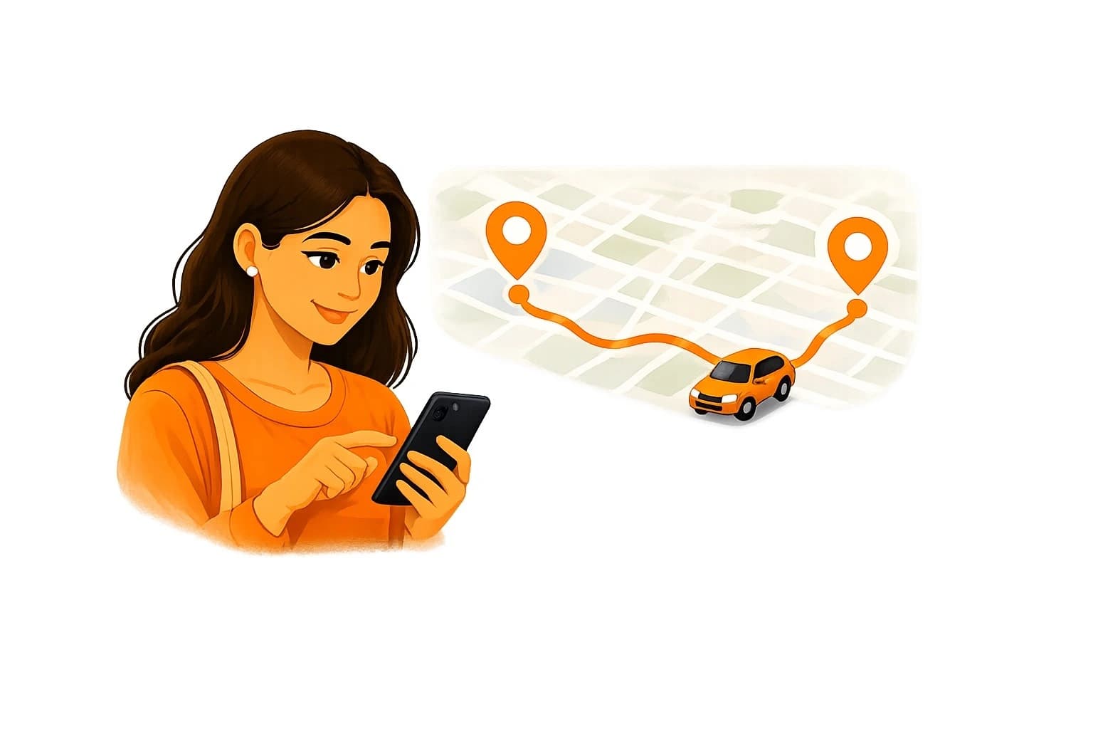 Passenger finding a compatible ride on ShareMiles